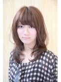 『脱Aライン』ふんわりセミディ