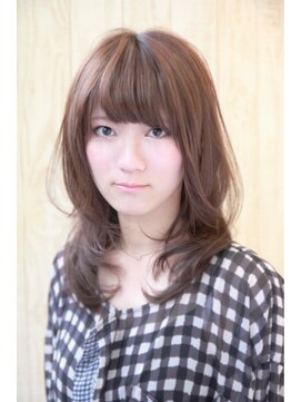 ヘアーアンドメイク シーク 吉祥寺(HAIR&MAKE SeeK) 『脱Aライン』ふんわりセミディ