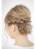 【TERRACE】編み込みヘアアレンジ