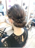 花嫁ロールシニヨンアレンジ【ヘアアレンジ　立川/立川南】