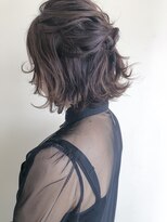 ピエドプール(PiED DE POULE)&nbsp;PiED DE POULEボブ×ハーフアップ