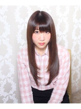 ココラー(COCOlar) 艶サラワンレン毛先シャギー