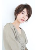 大人可愛い  30代40代　ひし形シルエットショート　奈良
