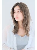 <miku>上品モテhair『 ひし形くびれレイヤー×グレージュ』