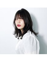 バージョン(Ver.)&nbsp;外ハネ ミディアムレイヤー × ダークグレージュ