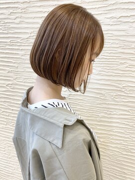 モリオ フロム ロンドン サッポロファクトリー店(morio FROM LONDON) 【morio】札幌ボブ　かわいい丸みのぱつっと丸みボブ