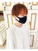 前髪インナーカラー☆マッシュショート