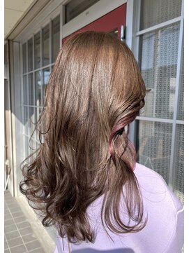 ヘアークリエイションアンズ(Hair creation Andz) イヤリングカラーちらみえ