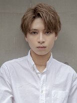小久保Style☆波巻きハイライト束感ツーブロックマッシュパーマ
