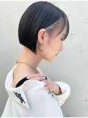 大人可愛い20代30代切りっぱなしボブベージュカラーM0908
