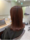 ツヤツヤレッド系カラー
