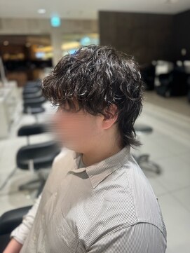 アヴァンスクロス あべのルシアス店(AVANCE. CROSS) ウルフカット×波巻きパーマ