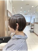 自然に"曲がる"縮毛矯正×ショートボブ