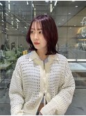 【橋本姫奈】顔まわりカット×うるつやピンクカラー