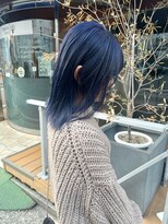 ポノ(po_no)&nbsp;ネイビー　ダブルカラー