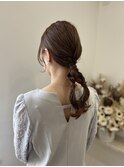 ヘアセット/ヘアアレンジ/あみおろし