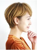 前髪/イメチェン/ウェーブパーマ/ショートヘア/30代/40代/50代
