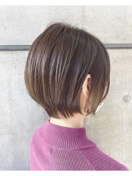 ユアーズヘア 神楽坂店(youres hair) 大人可愛いショートボブ/ショートヘア/髪質改善/ベージュカラー