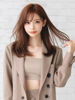 リンクミリ(Link mili)&nbsp;マロンベージュ/くすみベージュ/韓国風巻き/ネビージュ/ボブルフ