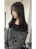 ロングレイヤー × ダークトーン グレージュ