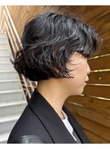 パーマミニボブパーマフレンチボブパーマショートパーマ