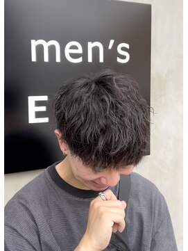 エッジ(EDGE) 大分メンズ無造作シャドウルーズパーマ刈り上げショートマッシュ