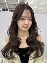 エヌアイ オモテサンドウ(ni omotesando) 春のガーリーヘア フォワード巻き 顔まわりカット