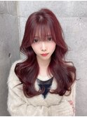 イメチェンヘアスタイル美髪のススメワイドバングブルーブラック