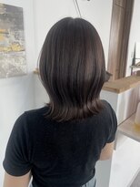 ウル 岡山駅店(ULu.)&nbsp;ワンカラー　アッシュブラウン　顎下ボブ