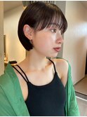 髪質改善/大人ガーリー/似合わせカット/ショートボブ前髪/仙台