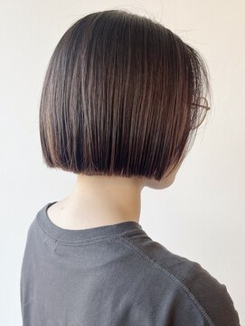 モリオフロムロンドン 松戸店(Morio from London) 【morio松戸 アイダ】ぱつっとラインボブ/ショートボブ/ミニボブ