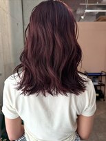 ムード(mood)&nbsp;ワインレッド/ボルドーカラー/ブリーチなしダブルカラー/ボブ