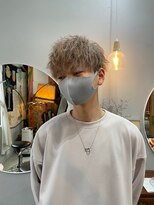 エディ(Edy)&nbsp;ミルクティーベージュマッシュケアブリーチメンズ眉毛カット