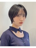 丸みショートボブ/レイヤー/20代30代40代50代/原宿0515