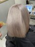 レディースカット　ブリーチデザインカラー