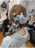 編みおろしヘアセット