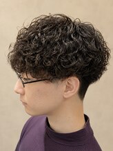 《圧倒的な存在感と細かいカール感が魅力のプードルパーマ》［上前津/大須/メンズカット/メンズパーマ］