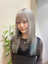 アッシュ 中目黒店(Ash)&nbsp;シルバー×みずいろのデザインカラー