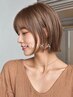 《平日限定》透明感カラー＋カット   8,990円