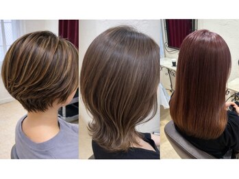 グラマラス GLAMOROUSの写真/一人のスタイリストが最後まで担当し丁寧な接客で理想のスタイルを叶えます☆