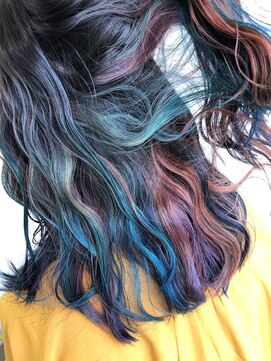 マルクラフ(hair shop Marque Laugh) ユニコーンカラー☆★