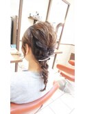 【neolive cino】崩れにくい編み下ろしヘアアレンジ☆