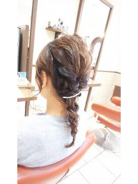 ネオリーブチノ 登戸店(Neolive cino) 【neolive cino】崩れにくい編み下ろしヘアアレンジ☆