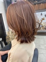 エマエコル(Emma ecole)&nbsp;Emma ecole レイヤーカット/ピンクカラー/イルミナカラーby.高橋