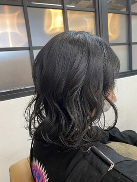 トハコ(&haco) オイルカラーで透明感アッシュカラー☆