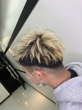 ウィールスター(Wealstar) wealstar men'sコントラストフェードスタイル☆