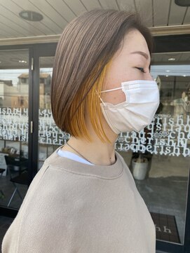 チェリッシュ(cherishh) ☆エッジを効かせたインナーイエロー☆