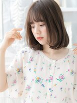 モッズヘア 越谷西口店(mod's hair) フェザーバング黒髪ダークアッシュ大人ボブa越谷20代30代40代