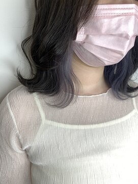 クレーチェ(CRECE) シルバーラベンダー/インナーカラー/デザインカラー◎20代30代