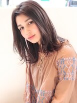 アグ ヘアー ウタリ 麻生店(Agu hair utari) 《Agu hair》髪が綺麗に見える、しっとり質感セミディ